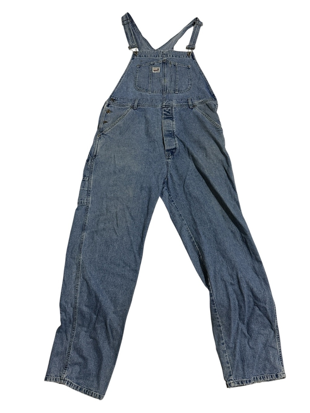Vintage 90s Guess USA L Blue Denim Bib Overalls Retro Hip Hop Style Unisex